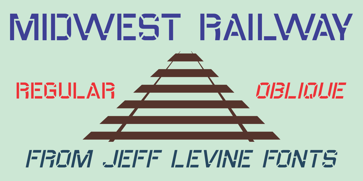 Ejemplo de fuente Midwest Railway JNL #1